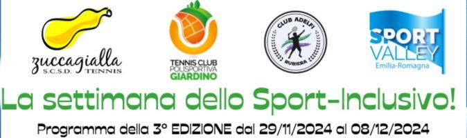 La Settimana dello Sport-Inclusivo! Terza Edizione